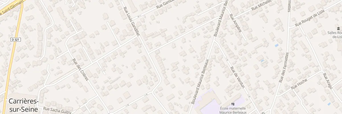 Plan du 70 Rue Louis Gandillet à Carrières-sur-Seine