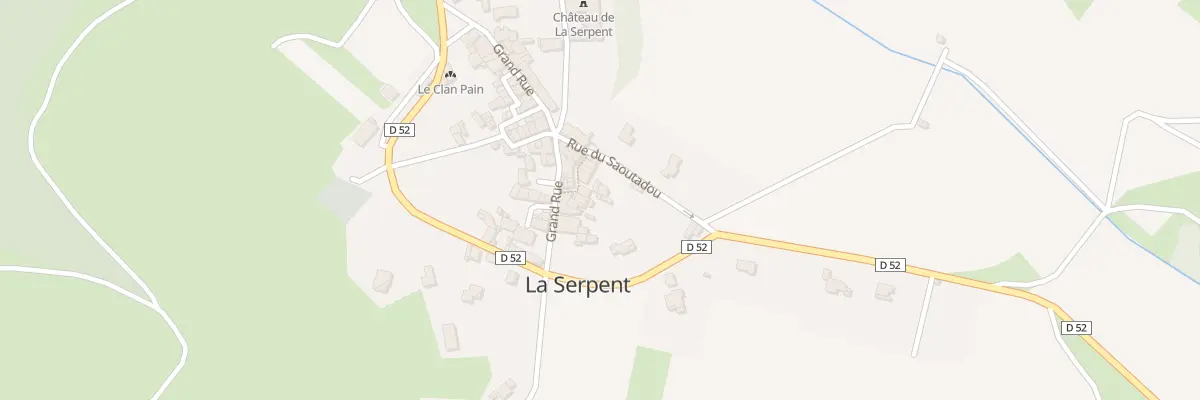 Plan du 28 Le Village à La Serpent