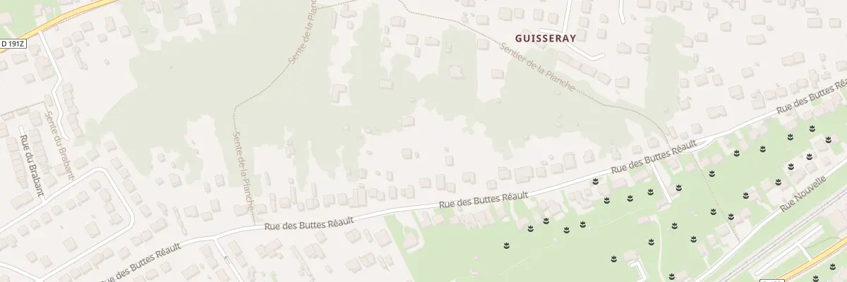 Plan du 90 Rue des Buttes Réault à Breuillet