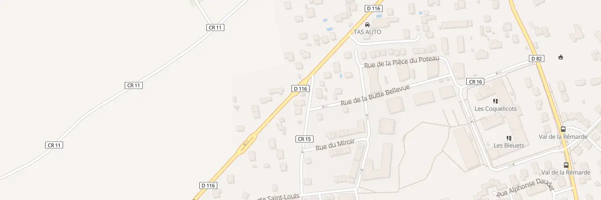 Plan du 99 Rue de la Libération à Bruyères-le-Châtel