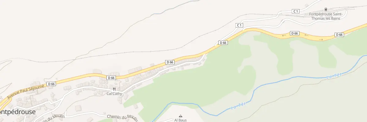 Plan du 11 Le Village à Fontpédrouse