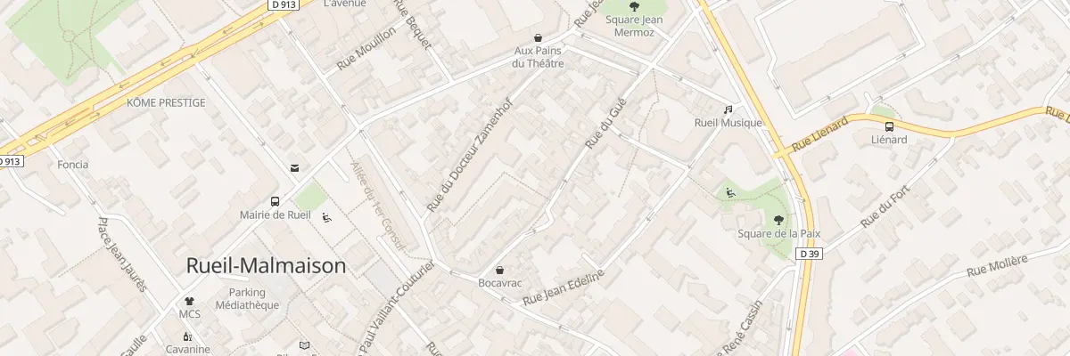 Plan du 38 Rue du Gué à Rueil-Malmaison