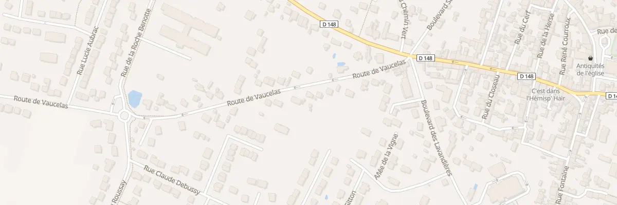 Plan du 13 Rte de Vaucelas à Étréchy