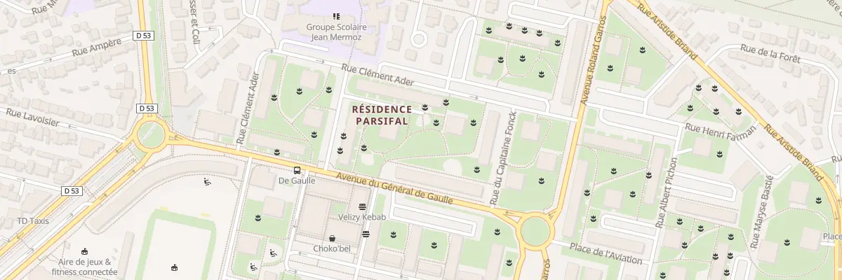 Plan du 10G Rue Adolphe Pégoud à Vélizy-Villacoublay