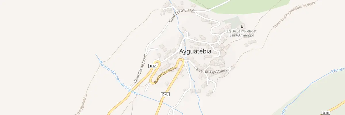 Plan du 4 Rue de l’Eglise à Ayguatébia-Talau