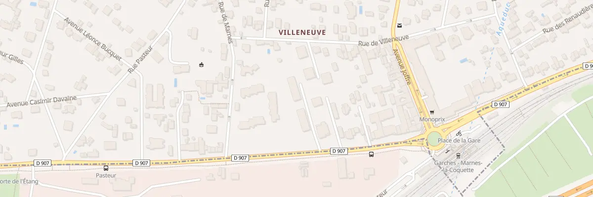 Plan du 38 Bd Raymond Poincaré à Garches