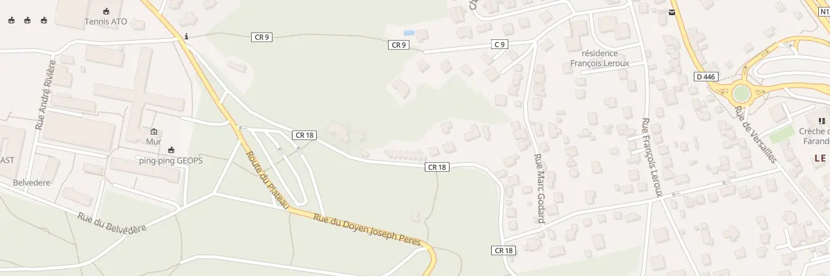 Plan du 34 Che du Bois des Rames à Orsay