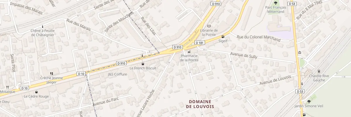 Plan du 2061 Av Roger Salengro à Chaville