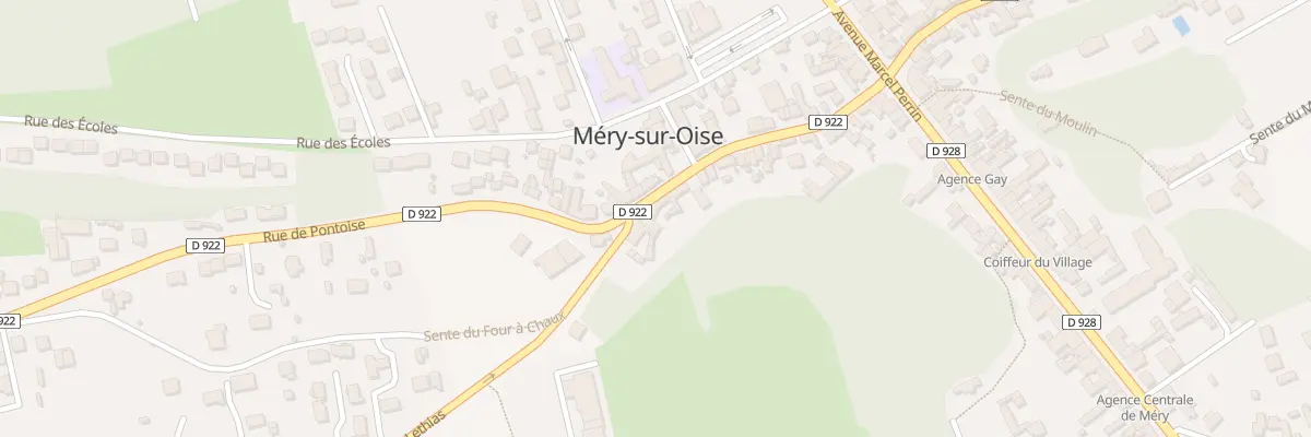 Plan du 33 Rue de Pontoise à Méry-sur-Oise