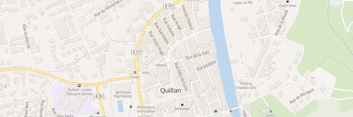 Plan du 22 Rue de la Paix à Quillan