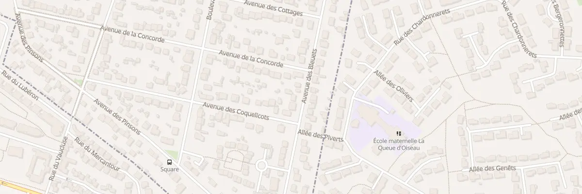 Plan du 154 Av des Bleuets à Orsay
