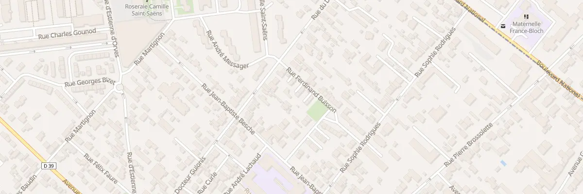Plan du 29 Rue Ferdinand Buisson à Rueil-Malmaison