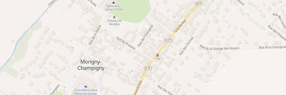 Plan du 2 Rue de l’Orangerie à Morigny-Champigny
