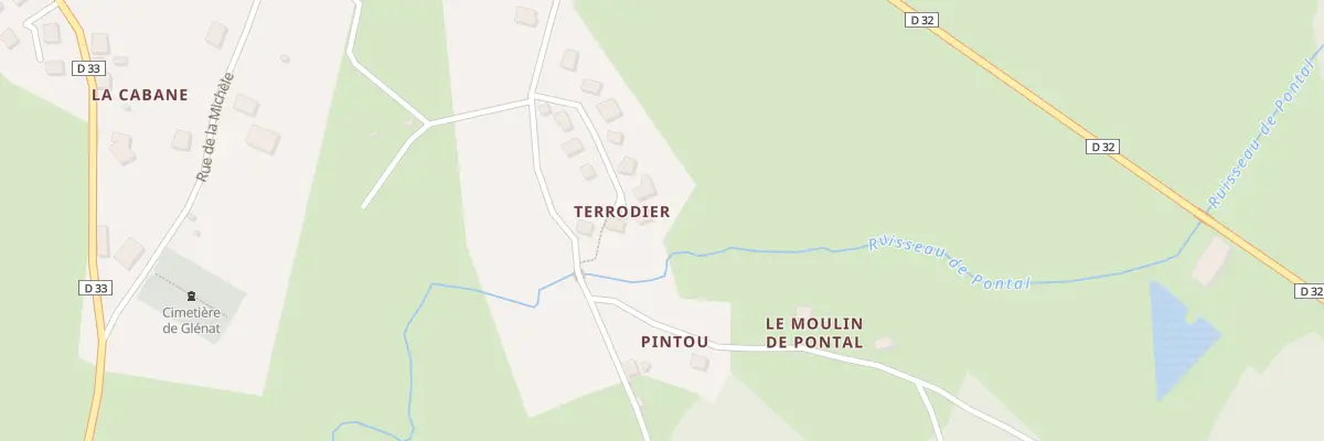 Plan du 5072 Terrodier à Glénat