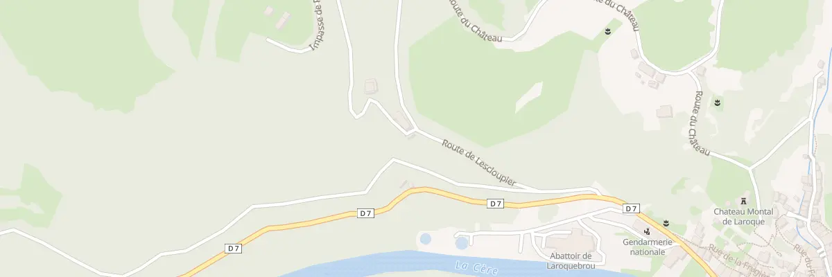Plan du 5335 Lescloupier à Laroquebrou