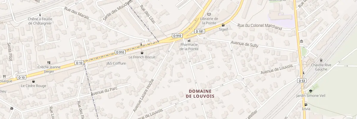 Plan du 6 Av Talamon à Chaville