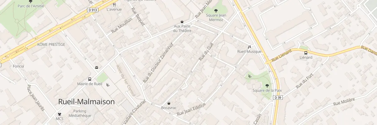 Plan du 28 Rue du Gué à Rueil-Malmaison