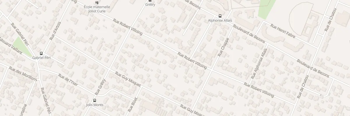 Plan du 116 Rue Robert Villoing à Sartrouville
