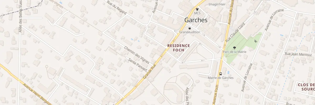 Plan du 140 Grande Rue à Garches