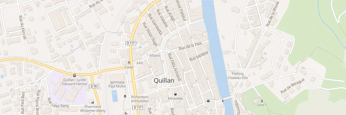 Plan du 80 Rue Félix Armand à Quillan
