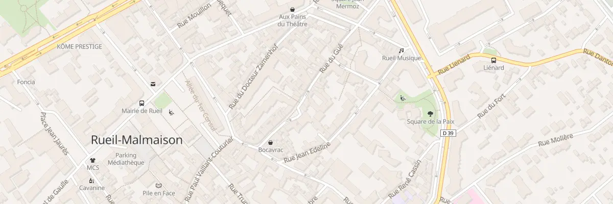 Plan du 23 Rue du Gué à Rueil-Malmaison