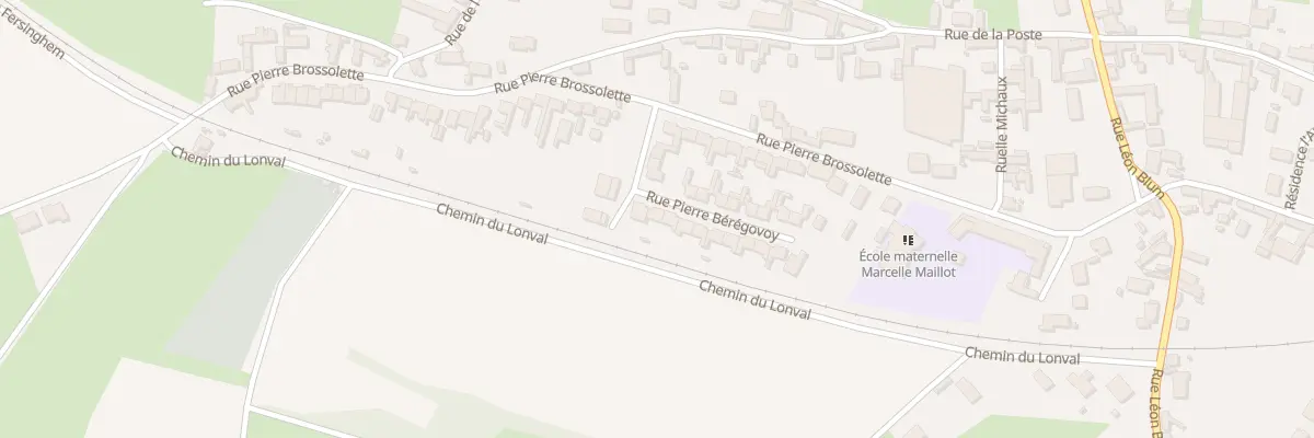 Plan du 100 Rue Pierre Bérégovoy à Esquerdes