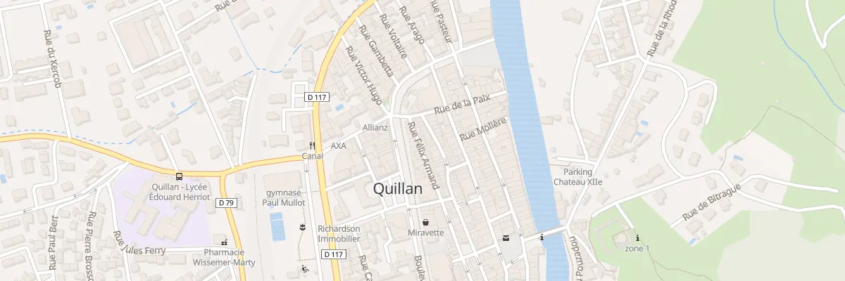 Plan du 74 Rue Félix Armand à Quillan