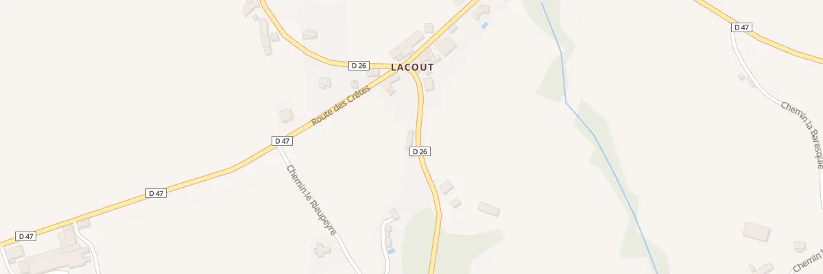 Plan du 5195 Lacout à Compolibat