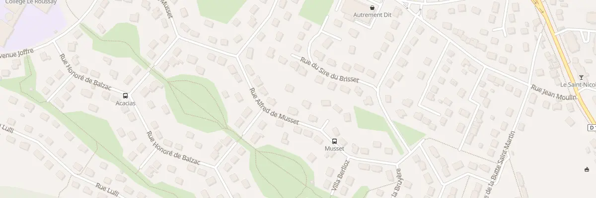 Plan du 33 Rue Alfred de Musset à Étréchy