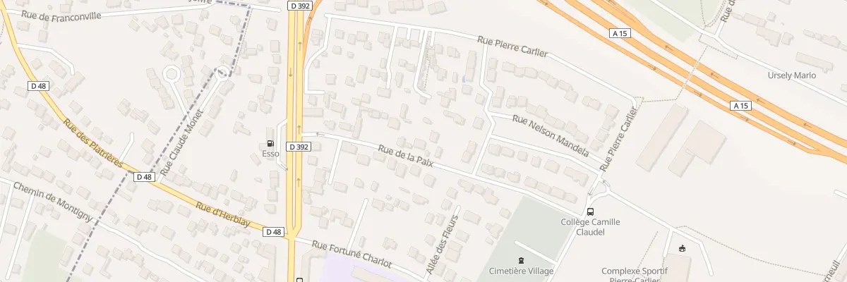 Plan du 15B Rue de la Paix à Montigny-lès-Cormeilles