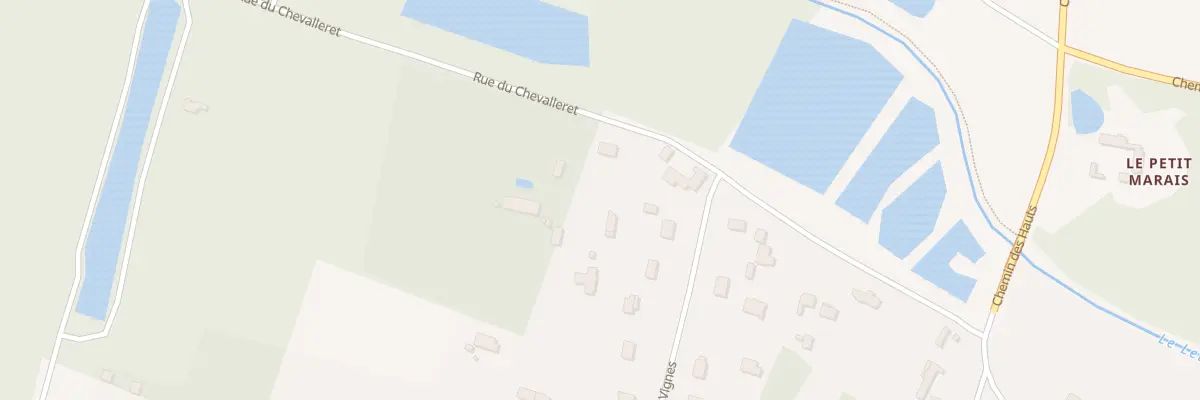 Plan de la Rue du Chevalleret à Tigy