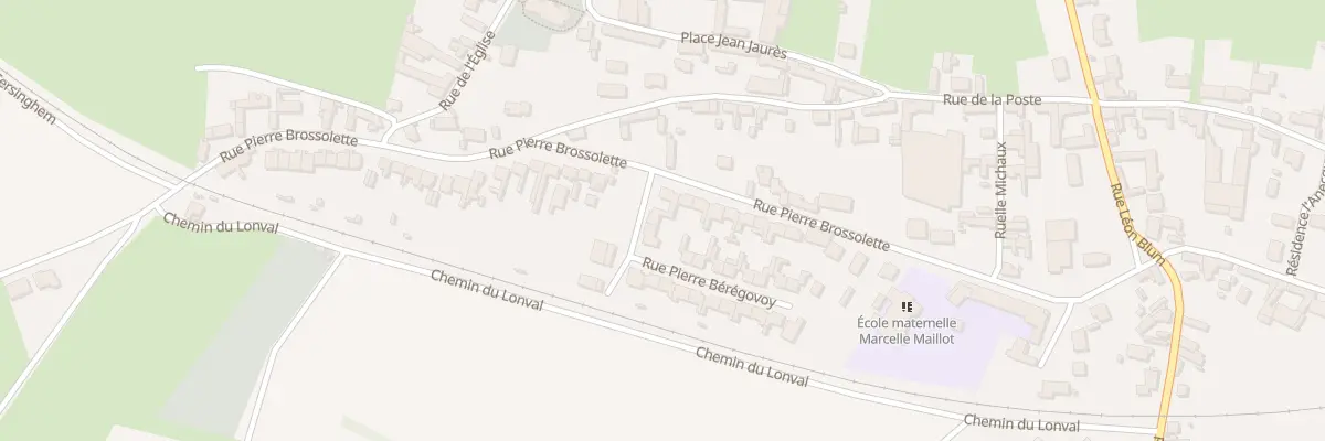 Plan du 25 Rue Pierre Bérégovoy à Esquerdes