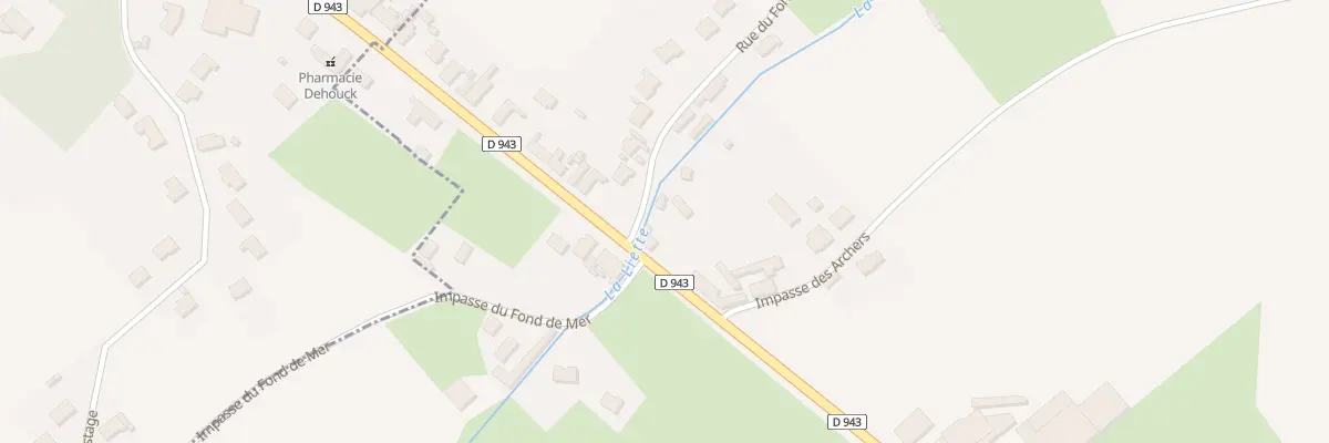 Plan du 48 Rte Nationale ( Rn 43 ) à Serques