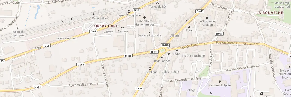 Plan du 4 Rue de Chartres à Orsay