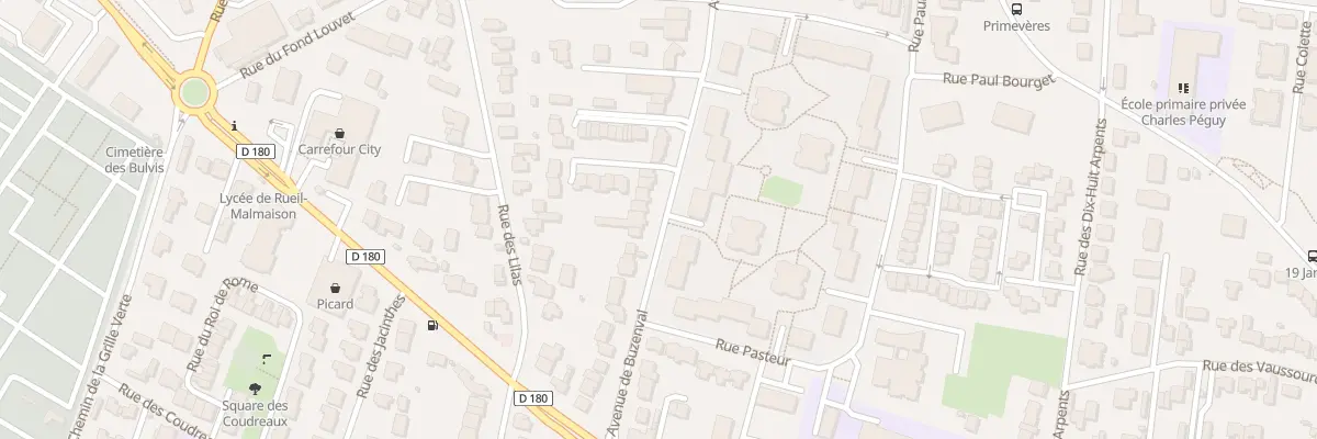 Plan du 78 Av de Buzenval à Rueil-Malmaison