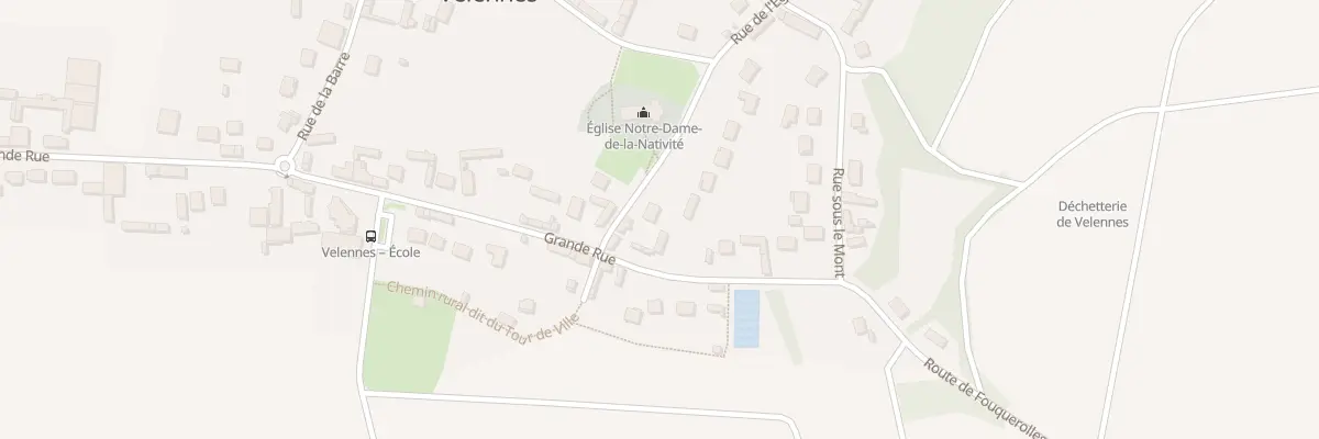Plan du 3 Rue de l’Eglise à Velennes