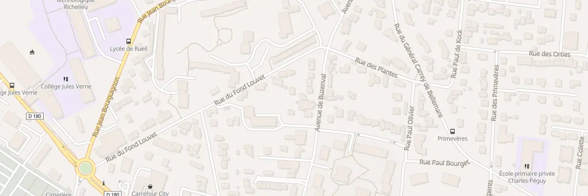 Plan du 38 Av de Buzenval à Rueil-Malmaison