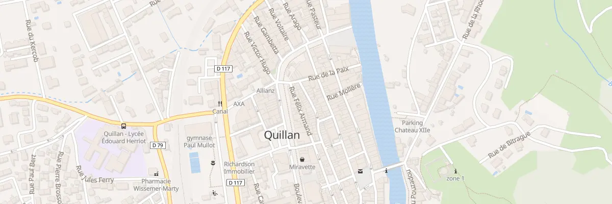 Plan du 57 Rue Joseph Erminy à Quillan