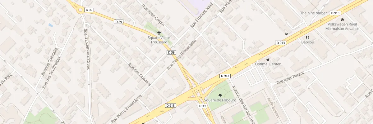 Plan du 38 Rue Pierre Brossolette à Rueil-Malmaison