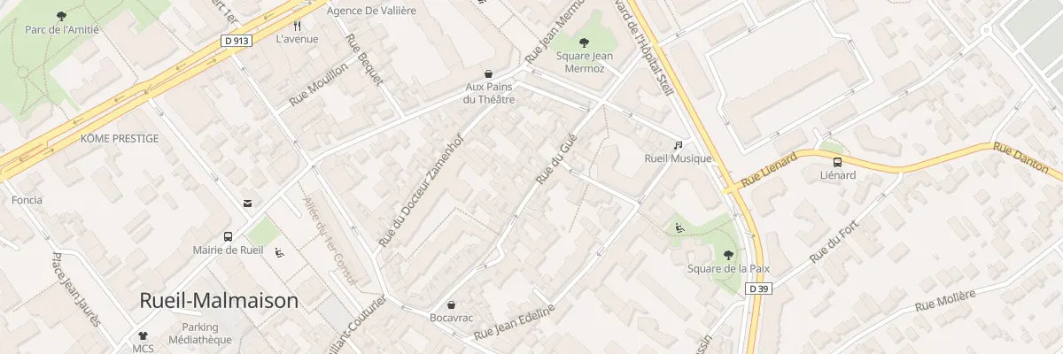 Plan du 22 Rue du Gué à Rueil-Malmaison