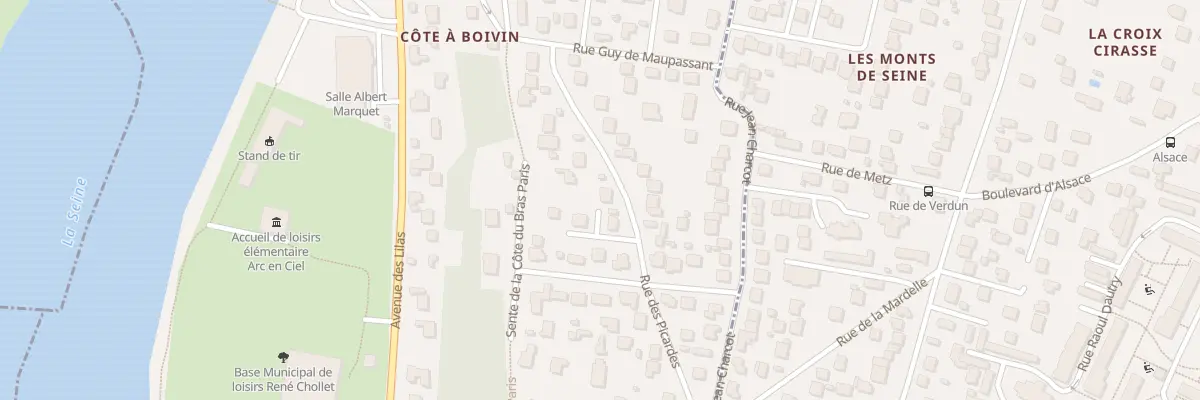 Plan du 20 Rue des Picardes à La Frette-sur-Seine