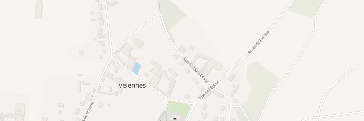 Plan du 9285 Rue du Mont Olivet à Velennes