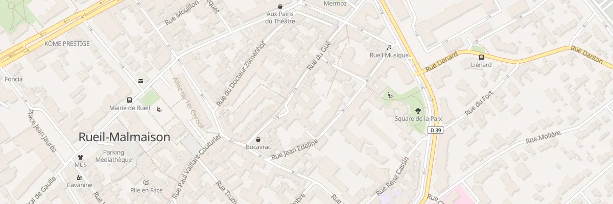 Plan du 21 Rue du Gué à Rueil-Malmaison
