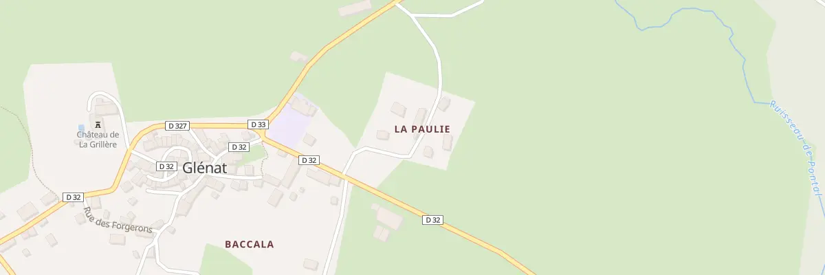 Plan du 5076 La Paulie à Glénat