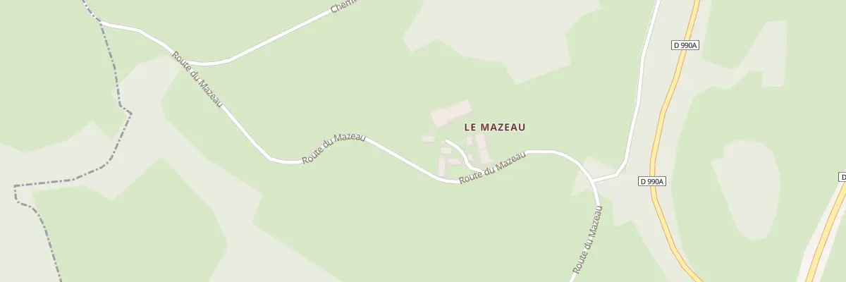 Plan du 5054 Le Mazeau à Saint-Maixant