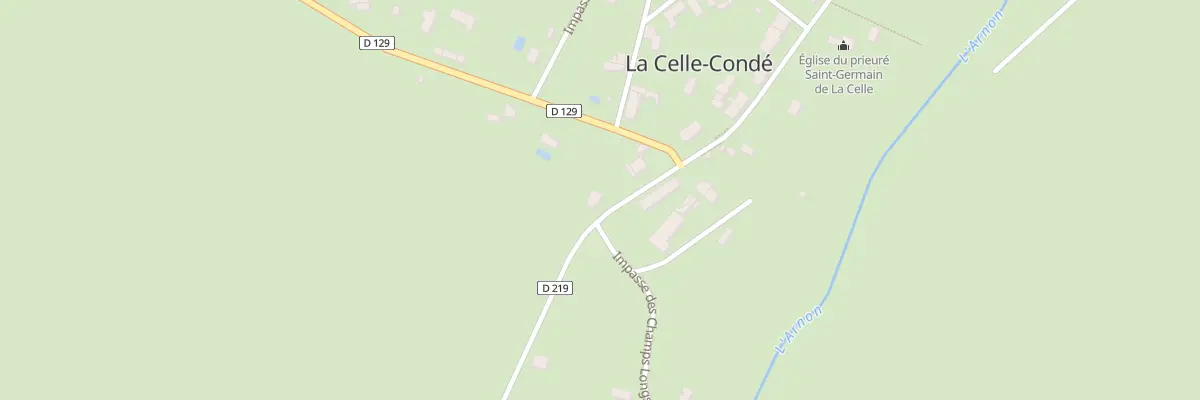 Plan du 6A Le Bourg à La Celle-Condé