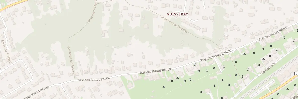 Plan du 80 Rue des Buttes Réault à Breuillet