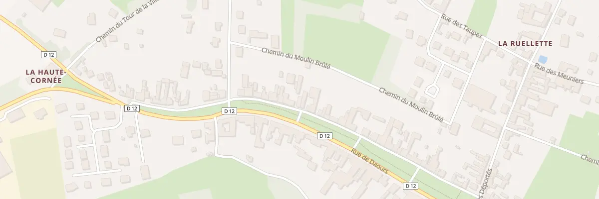Plan du 484 Rue de Daours à Vignacourt