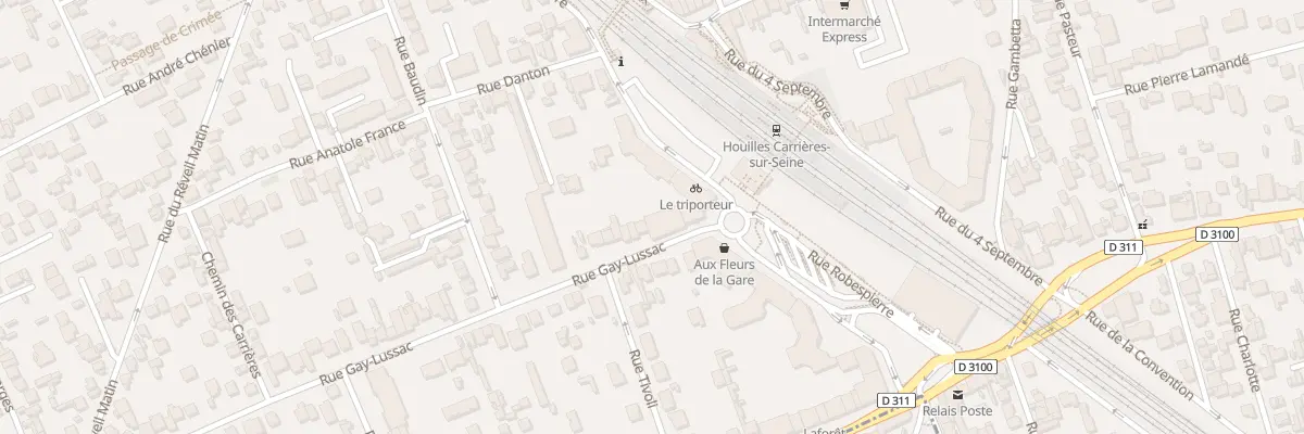 Plan du 4 Rue Gay-lussac à Houilles