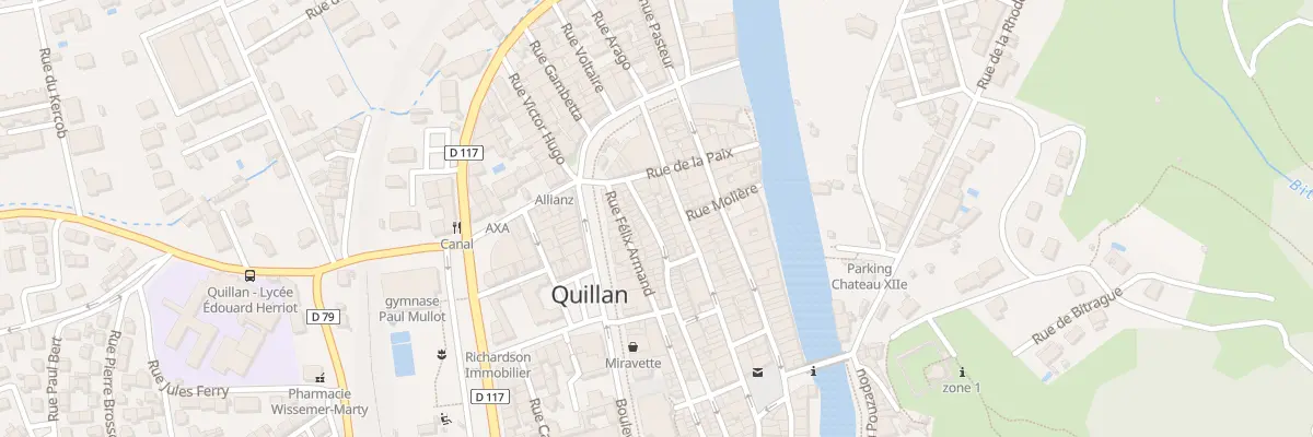Plan du 74 Rue Joseph Erminy à Quillan